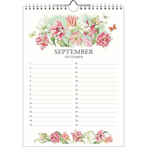 Birthday Calendar TULIPS-364