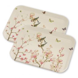 Janneke Brinkman set of 2 MAGNOLIA serving leaves (bamboo)