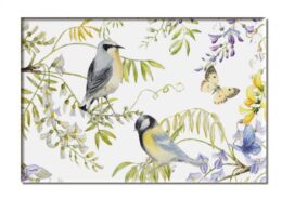 Janneke Brinkman Koelkastmagneet BLOEMEN EN VOGELS