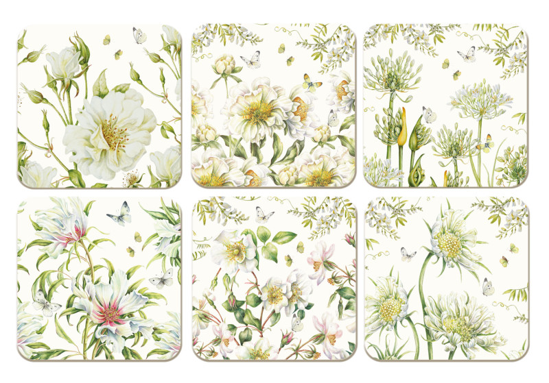Janneke Brinkman onderzetters WHITE ELEGANCE - Afbeelding 2