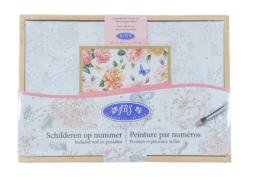 Janneke Brinkman schilderen op nummer Pioenroos