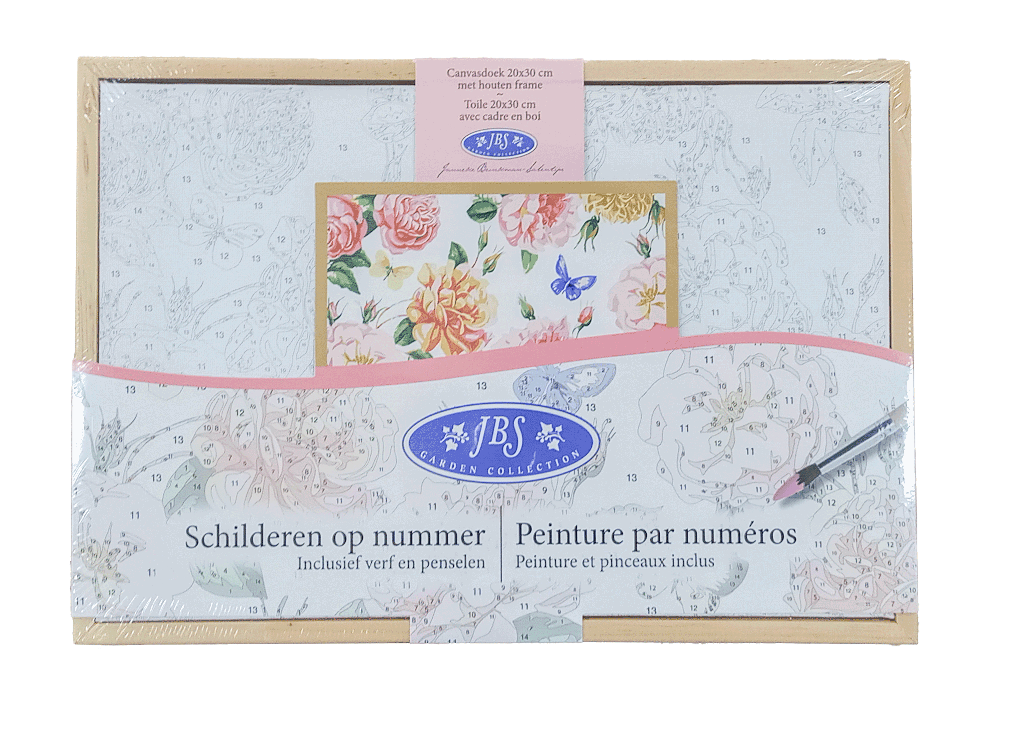 Janneke Brinkman schilderen op nummer Pioenroos