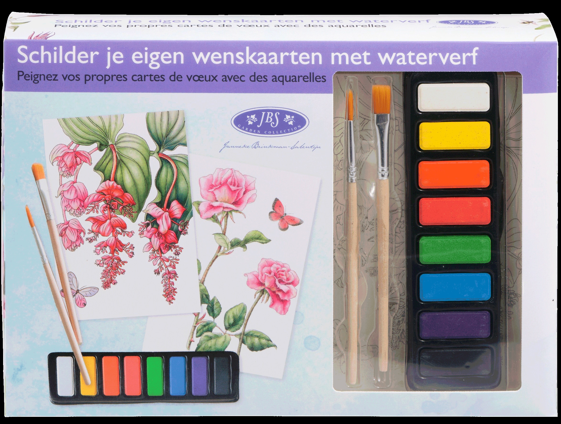 Janneke Brinkman aquarel kaarten maak set