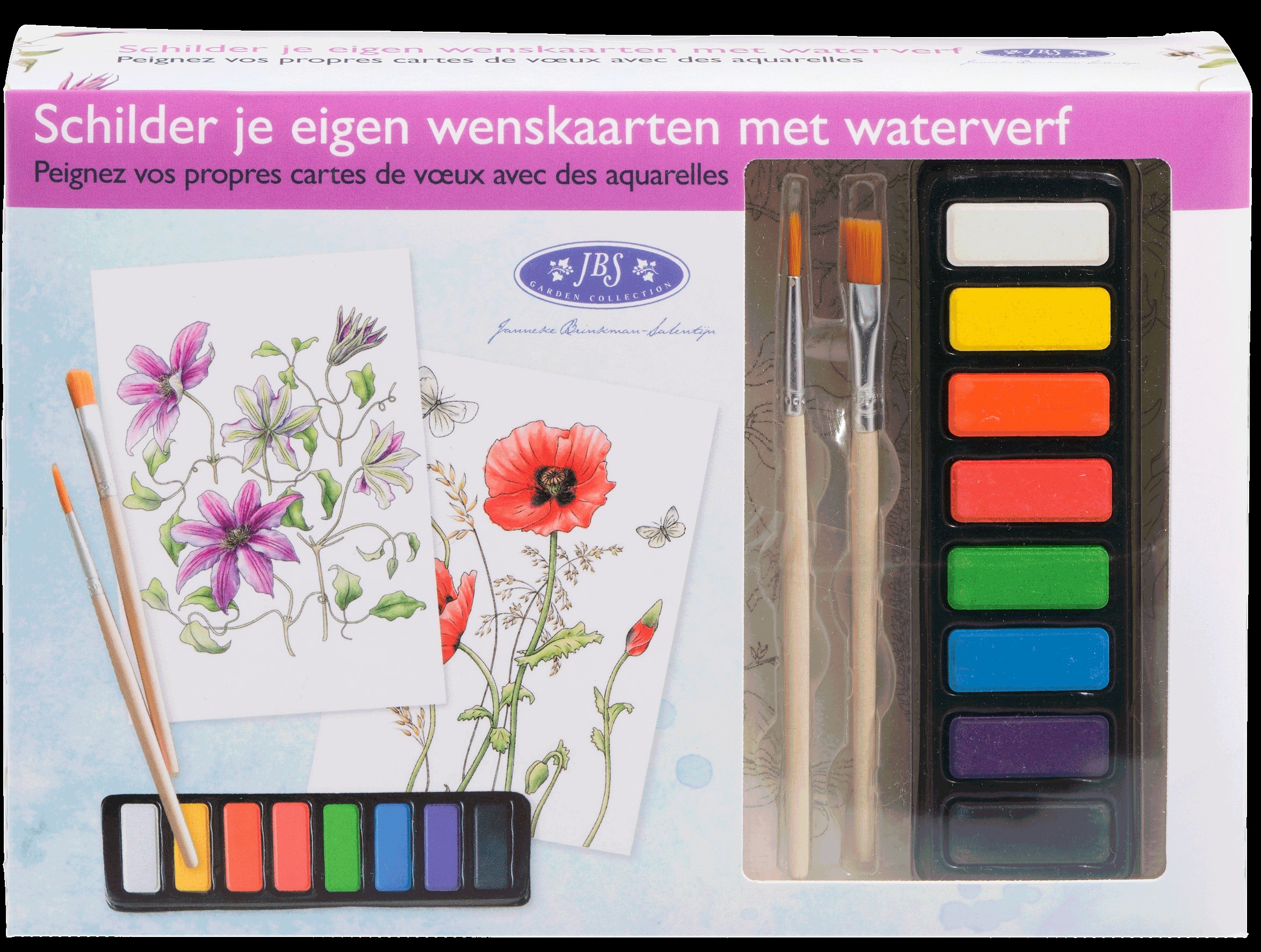 Janneke Brinkman Aquarel kaarten maak set
